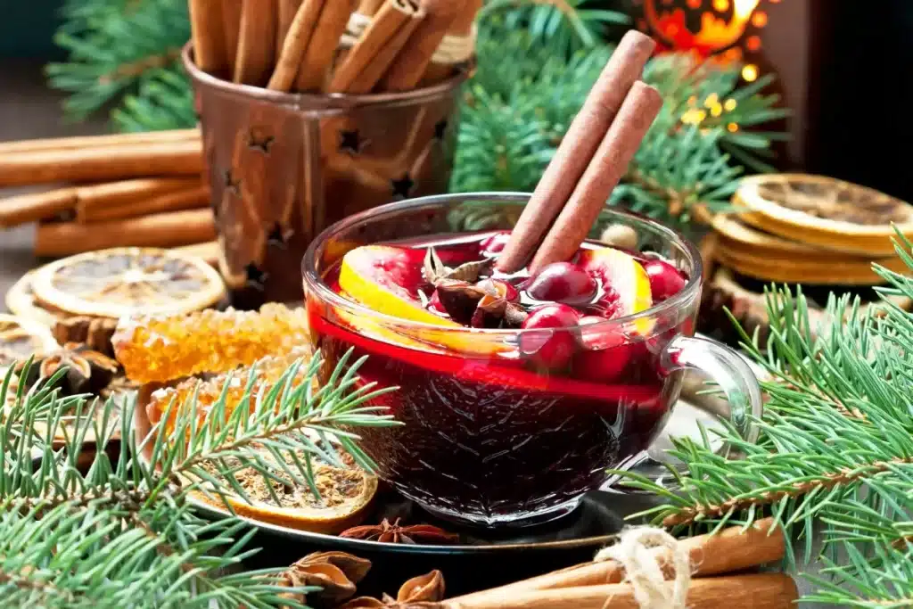 cranberry spice tea comfort foods.