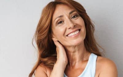 A Middle-aged Woman With Healthy Skin