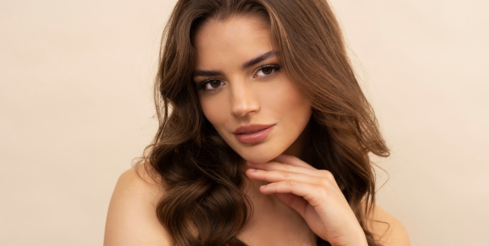 Young woman with radiant skin