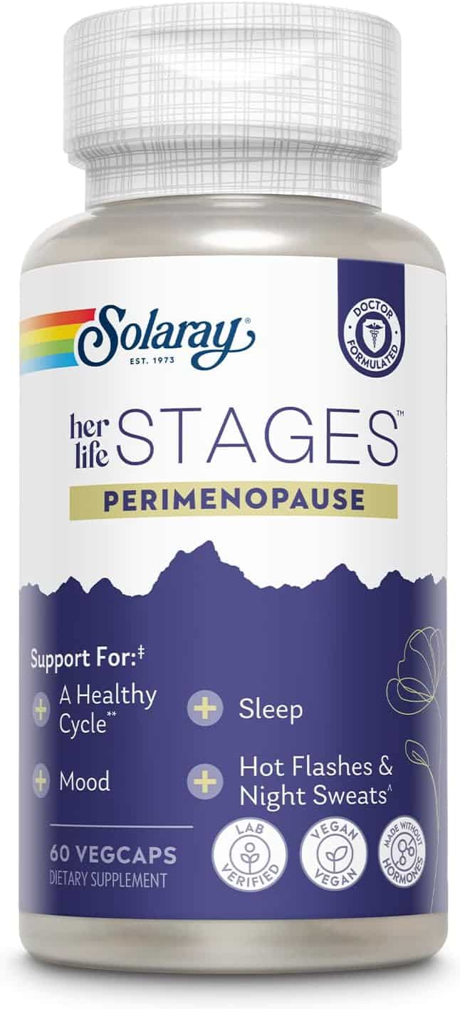 SOLARAY Perimenopause her Life Stages